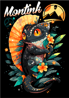 Nome do produto Poster A2 - Camaleão Montink