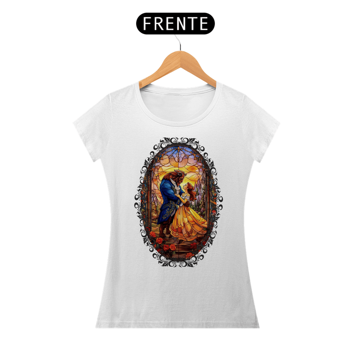 Nome do produto: A Bela e a Fera - Baby Look