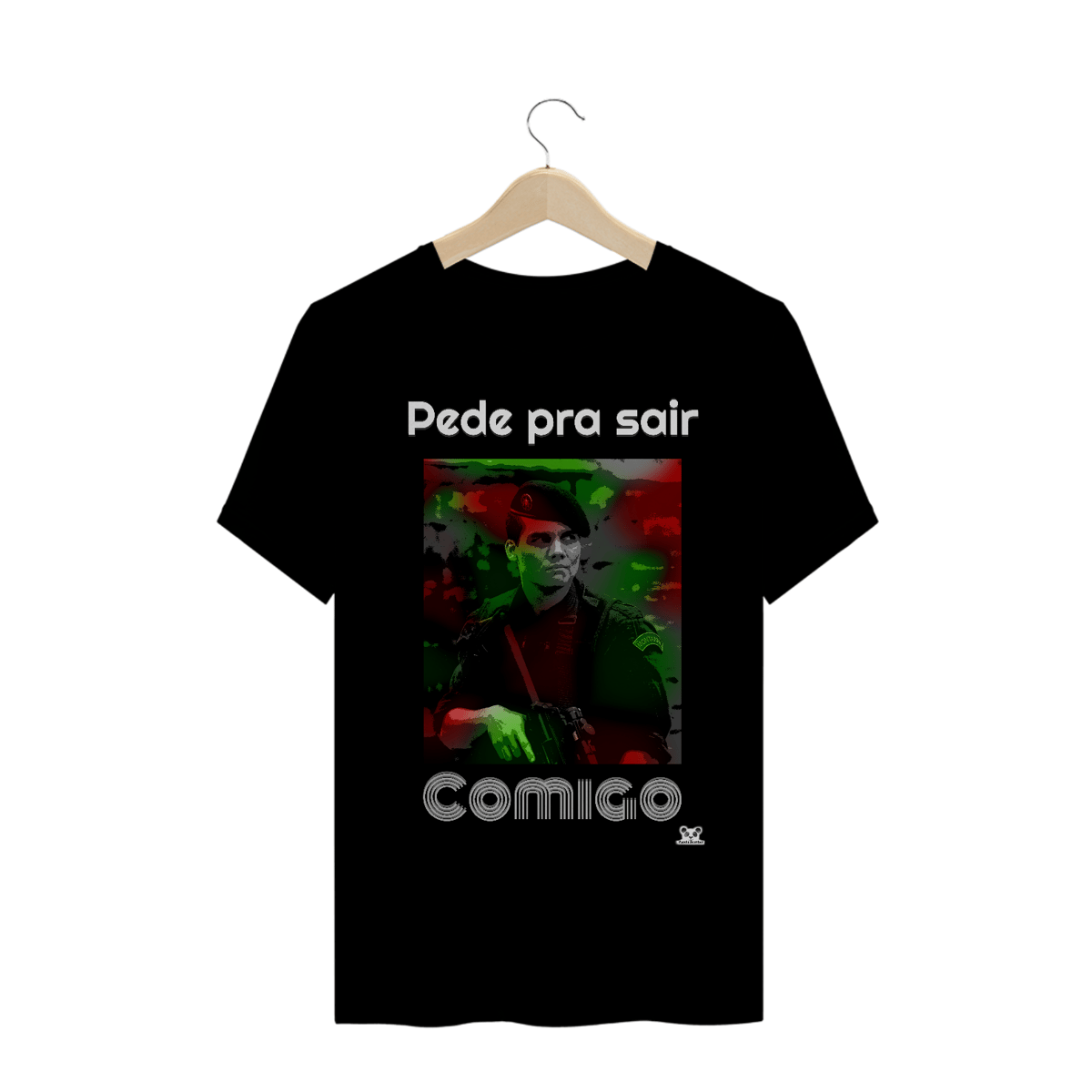Nome do produto:  Camiseta / Pede pra sair Comigo (colors) / PREÇO ESPECIAL