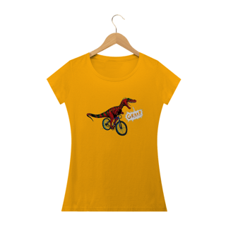 Nome do produto Camiseta Feminina Staurikosaurus Ciclista