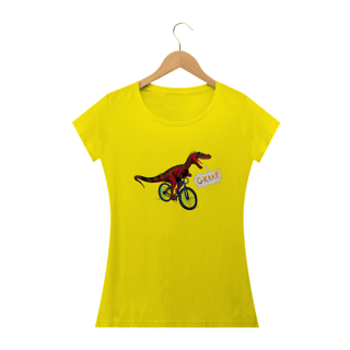 Nome do produto Camiseta Feminina Staurikosaurus Ciclista