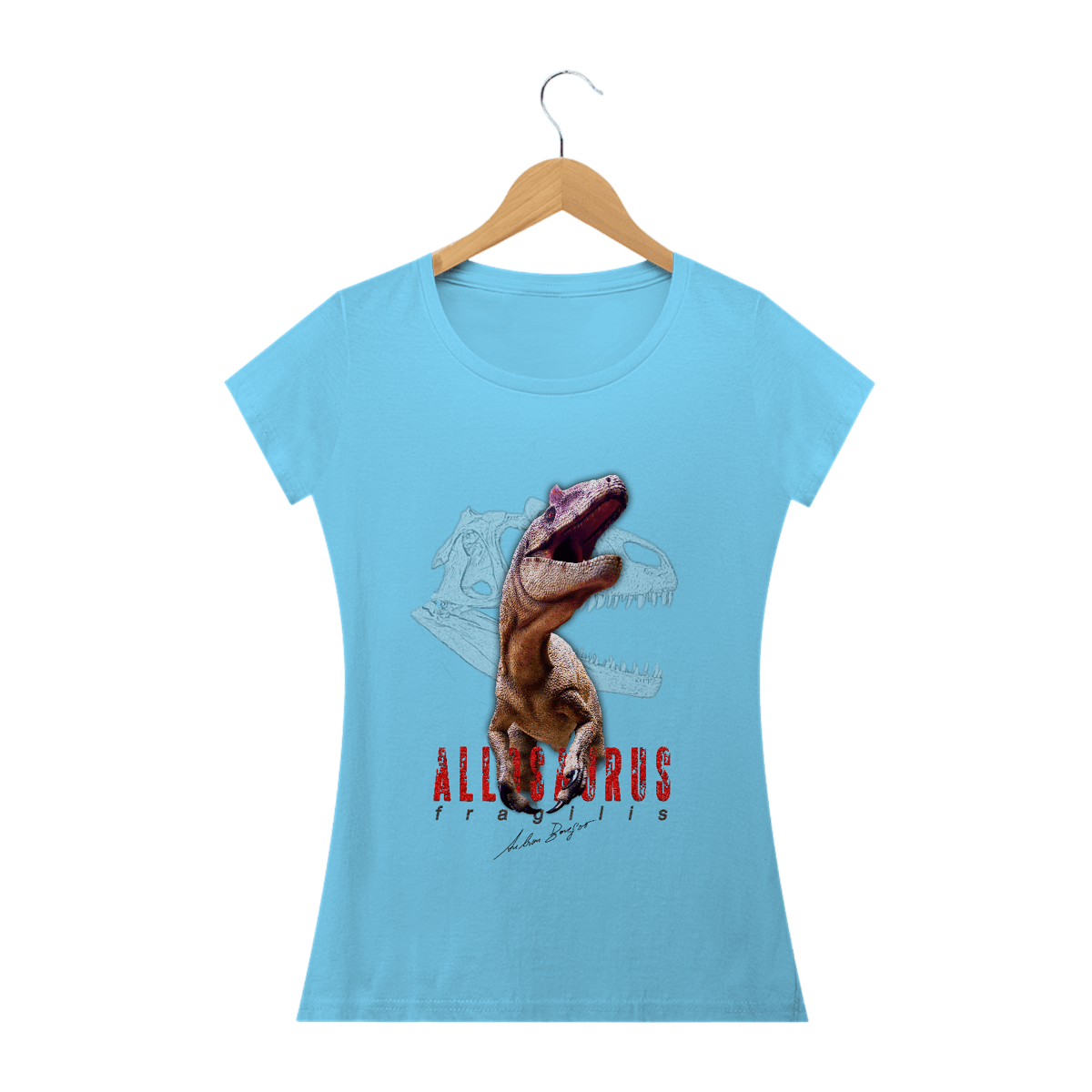 Nome do produto: Camiseta Feminina Allosaurus