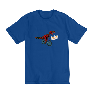 Nome do produto Camiseta Infantil Staurikosaurus Ciclista