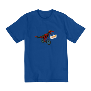 Nome do produto Camiseta Infantil Staurikosaurus Ciclista