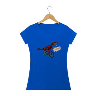 Nome do produto Camiseta Feminina Staurikosaurus Ciclista