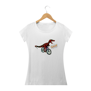 Nome do produto Camiseta Feminina Staurikosaurus Ciclista
