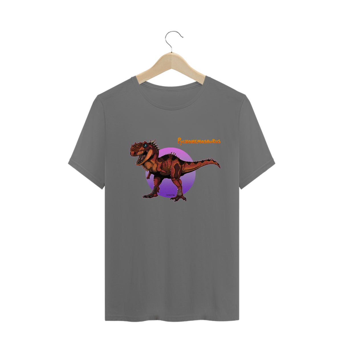 Nome do produto: Camiseta Estonada Dinossauro Pycnonemosaurus
