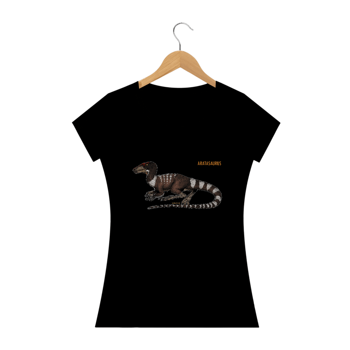 Nome do produto: Camiseta Baby Long Aratasaurus