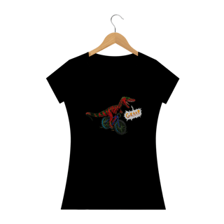 Nome do produto Camiseta Feminina Staurikosaurus Ciclista