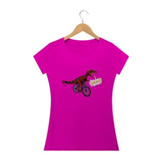 Nome do produto Camiseta Feminina Staurikosaurus Ciclista