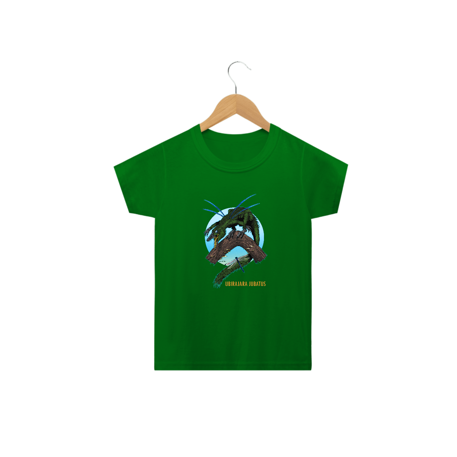 Camiseta Infantil Ubirajara jubatus