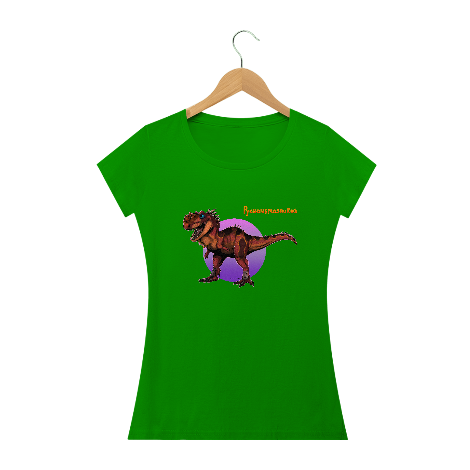 Camiseta Feminina Dinossauro Pycnonemosaurus