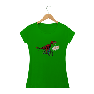 Nome do produto Camiseta Feminina Staurikosaurus Ciclista