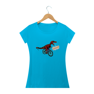 Nome do produto Camiseta Feminina Staurikosaurus Ciclista