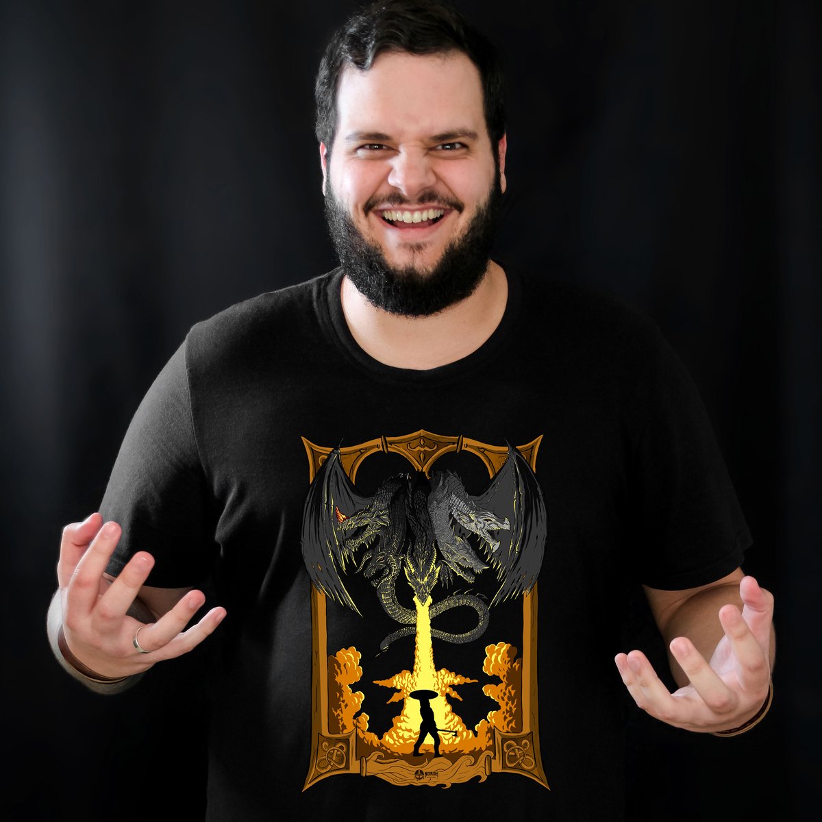 Nome do produto: Five Headed Dragon - Caverna da Nordk / Nova Era / Plus Size