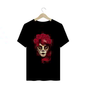 Camiseta Skull Sugar Lady (caveiras)