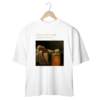 Nome do produto [Oversized] HAVE A NICE LIFE