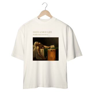 Nome do produto [Oversized] HAVE A NICE LIFE
