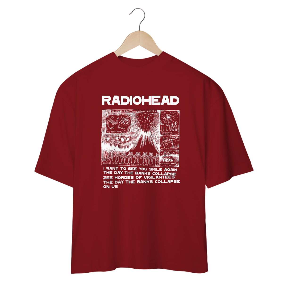 Nome do produto: [Oversized] RADIOHEAD
