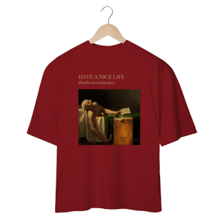 Nome do produto [Oversized] HAVE A NICE LIFE