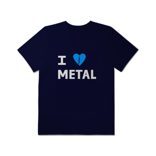Nome do produto [Plus size] I LOVE METAL
