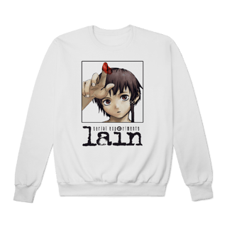 Nome do produto [Moletom Premium] SERIAL EXPERIMENTS LAIN