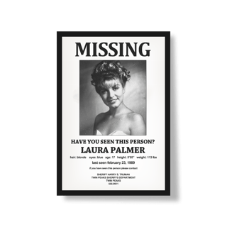 Nome do produto [Pôster] MISSING LAURA PALMER
