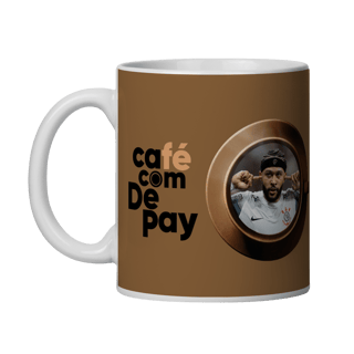 Nome do produto [Caneca] CAFÉ COM DEPAY