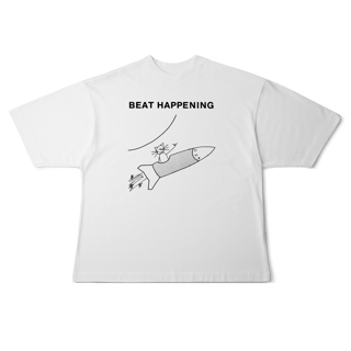 Nome do produto [Oversized] BEAT HAPPENING