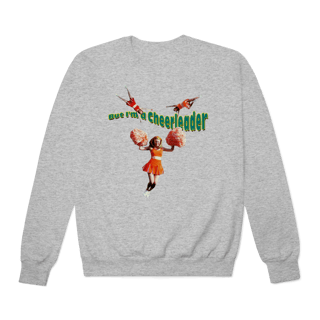Nome do produto [Moletom Premium] BUT I'M A CHEERLEADER