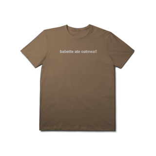 Nome do produto [Premium] BABETTE ATE OATMEAL!