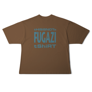 Nome do produto [Oversized] THIS IS NOT A FUGAZI TSHIRT