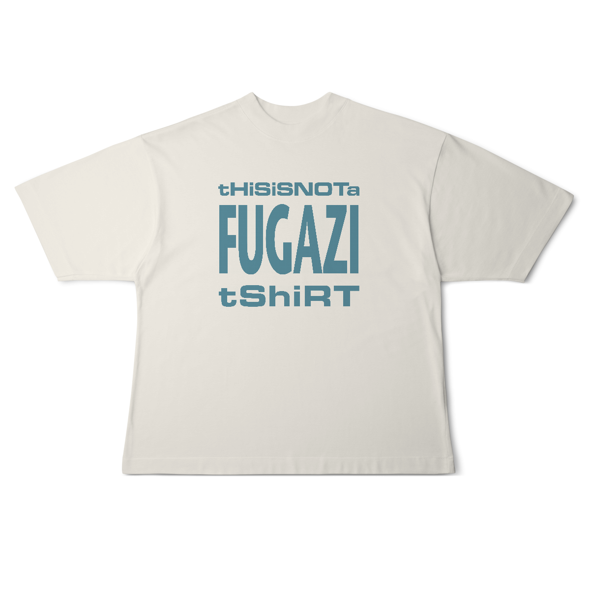 Nome do produto: [Oversized] THIS IS NOT A FUGAZI TSHIRT