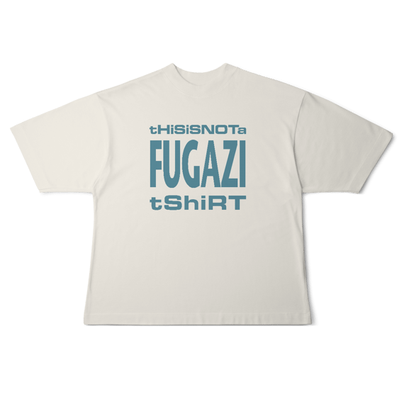 [Oversized] THIS IS NOT A FUGAZI TSHIRT