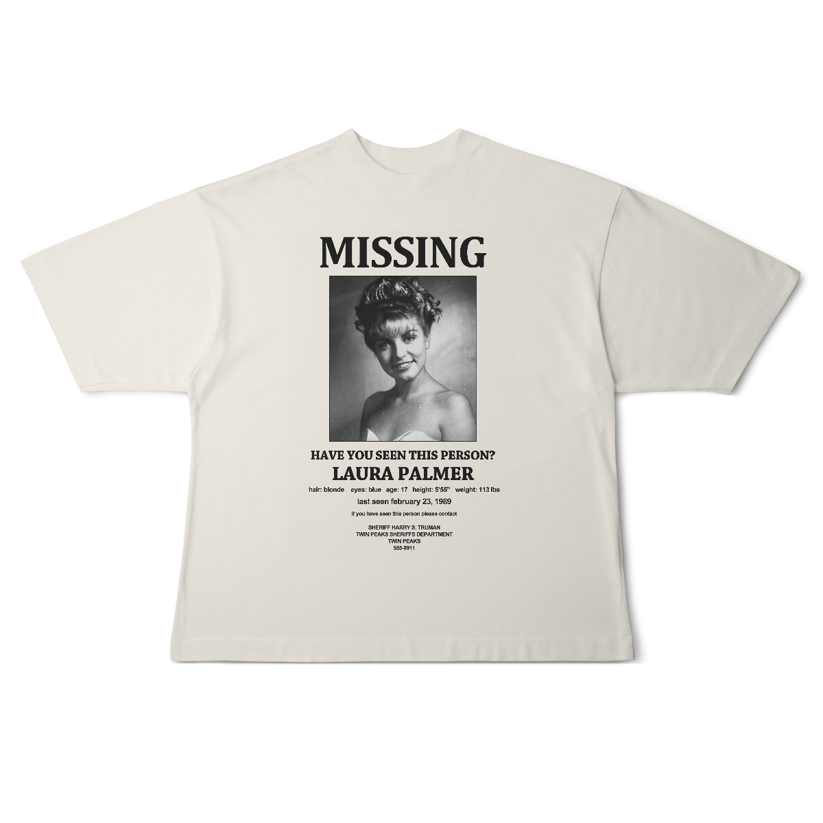 Nome do produto: [Oversized] TWIN PEAKS