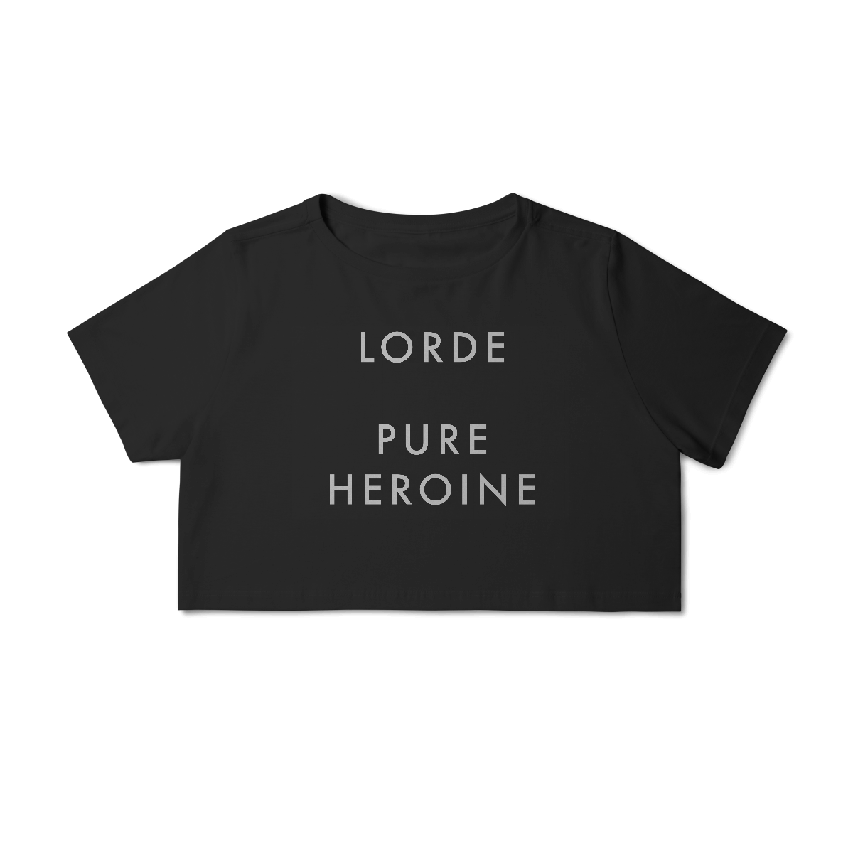 Nome do produto: [Cropped] LORDE / PURE HEROINE