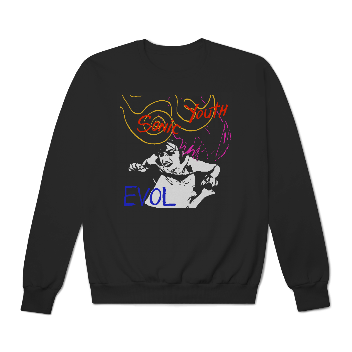 Nome do produto: [Moletom Premium] SONIC YOUTH / EVOL