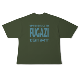 Nome do produto [Oversized] THIS IS NOT A FUGAZI TSHIRT