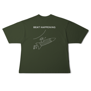 Nome do produto [Oversized] BEAT HAPPENING