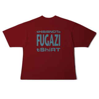 Nome do produto [Oversized] THIS IS NOT A FUGAZI TSHIRT