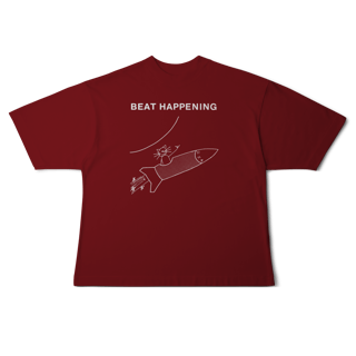 Nome do produto [Oversized] BEAT HAPPENING