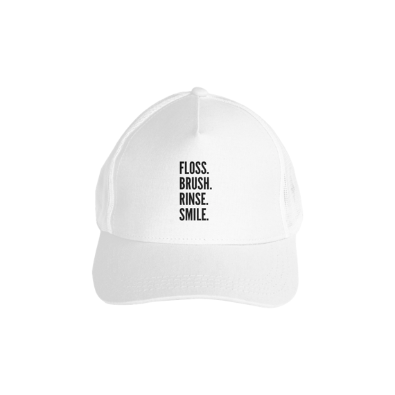 Bone Floss branco/vermelho