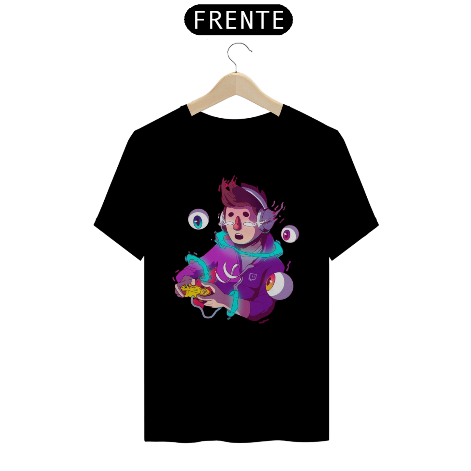 Camiseta Alanzoka Twitch Art