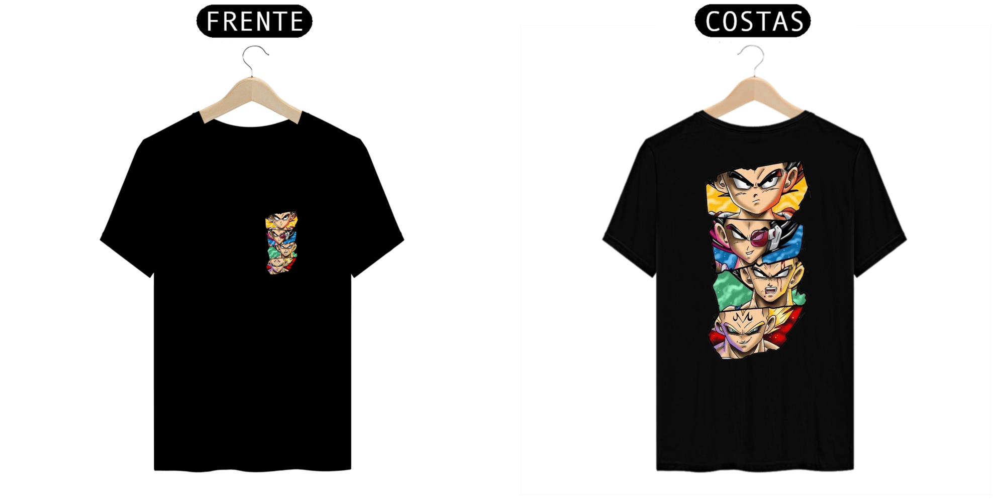 Camiseta Dragon Ball Personagens