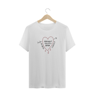 Nome do produto Camiseta Harry Styles - Arrogant son of a bitch