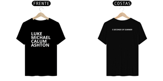 Nome do produto Camiseta 5 Seconds of Summer