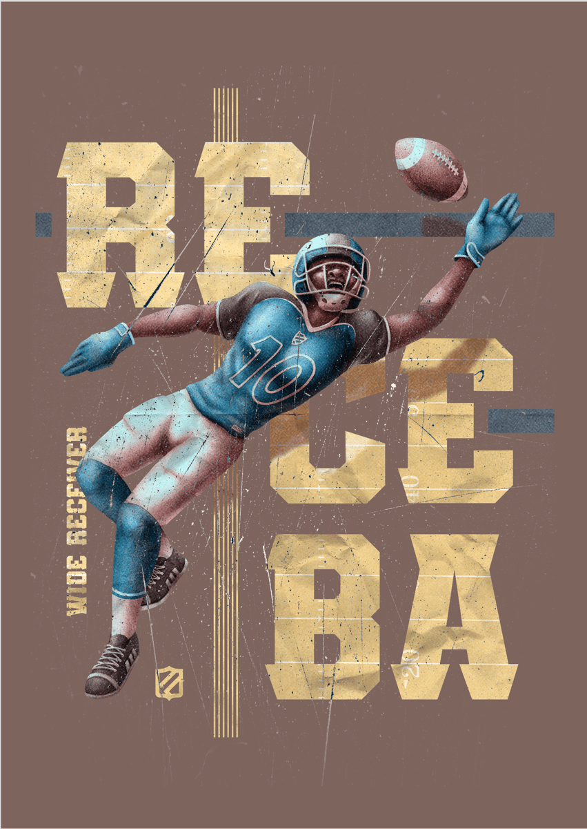 Nome do produto: Receba Wide-Receiver (poster)