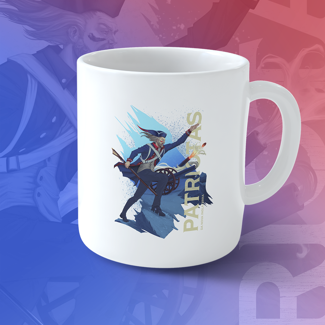 Nome do produto: New England - Revolutionary war (caneca)