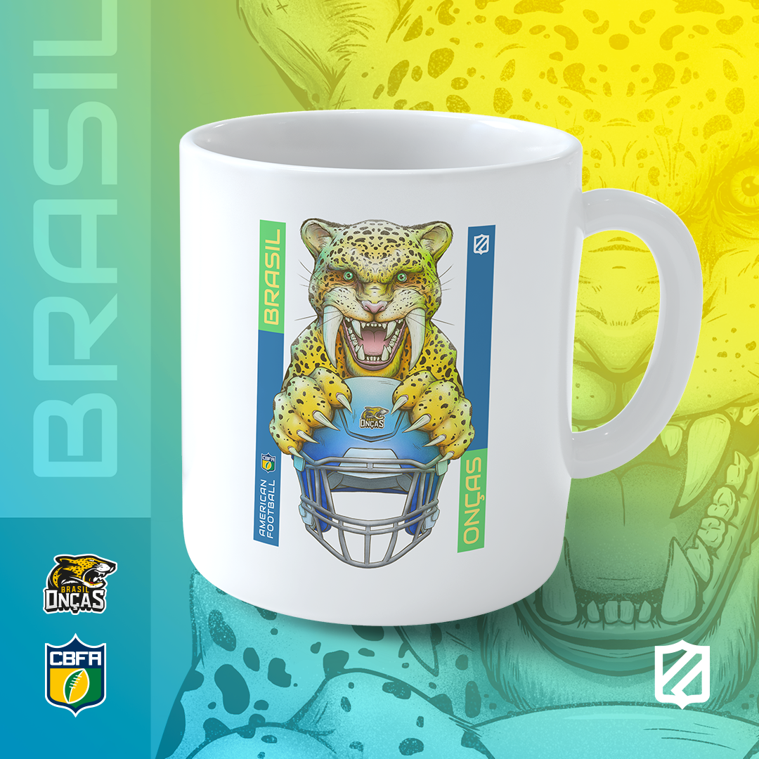 Nome do produto: Brasil Onças (caneca)