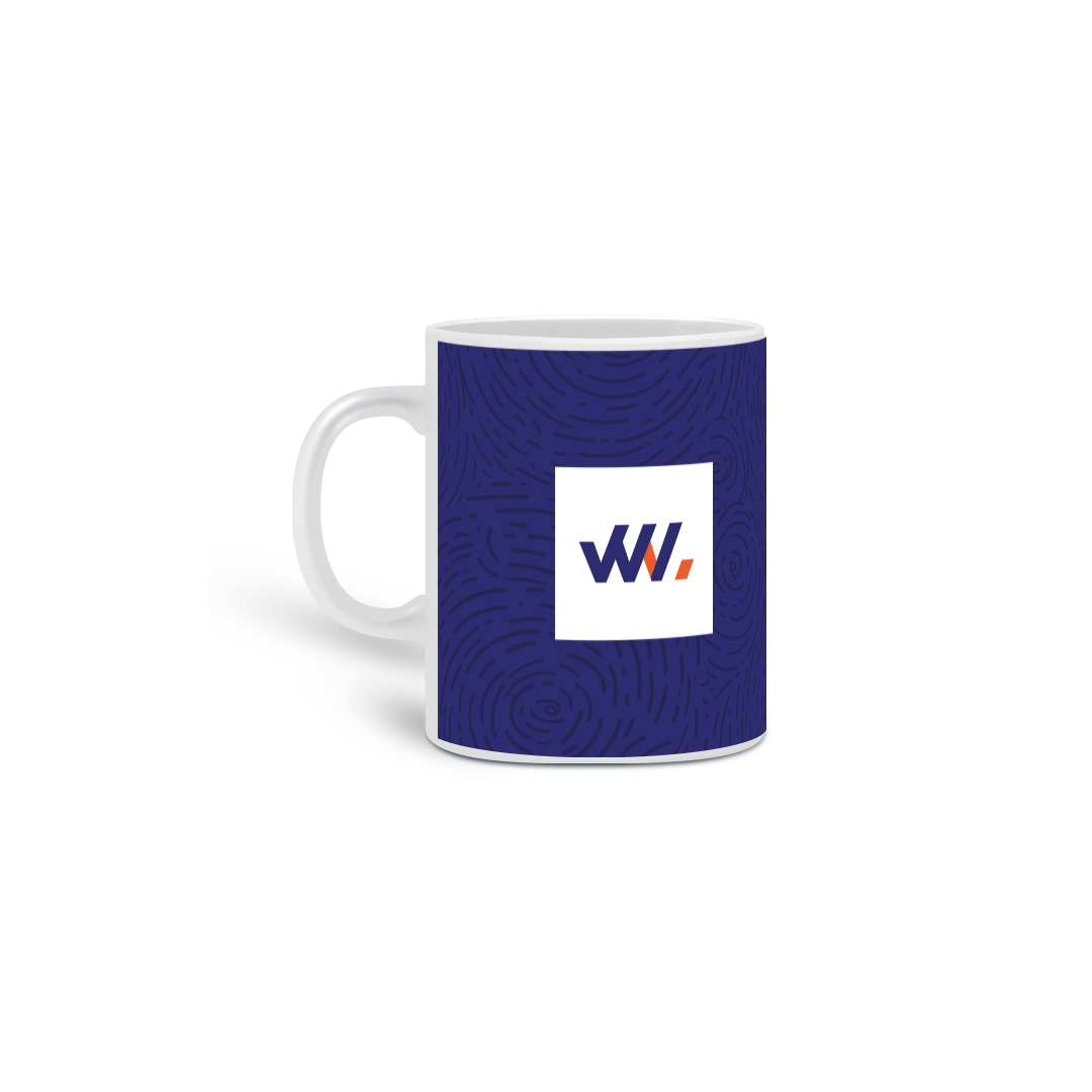 Nome do produto: Caneca Wesley Vaz - Azul